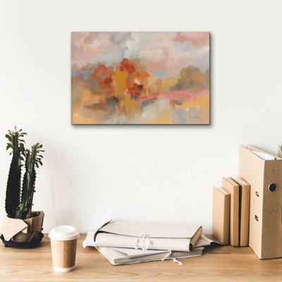  «Fall Sunrise» par Silvia Vassileva, art mural sur toile, 18 po x 12 po