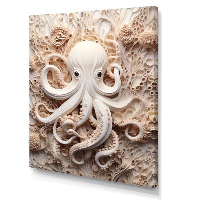 «Marine Life Octopus Magic Animals I», reproduction sur toile