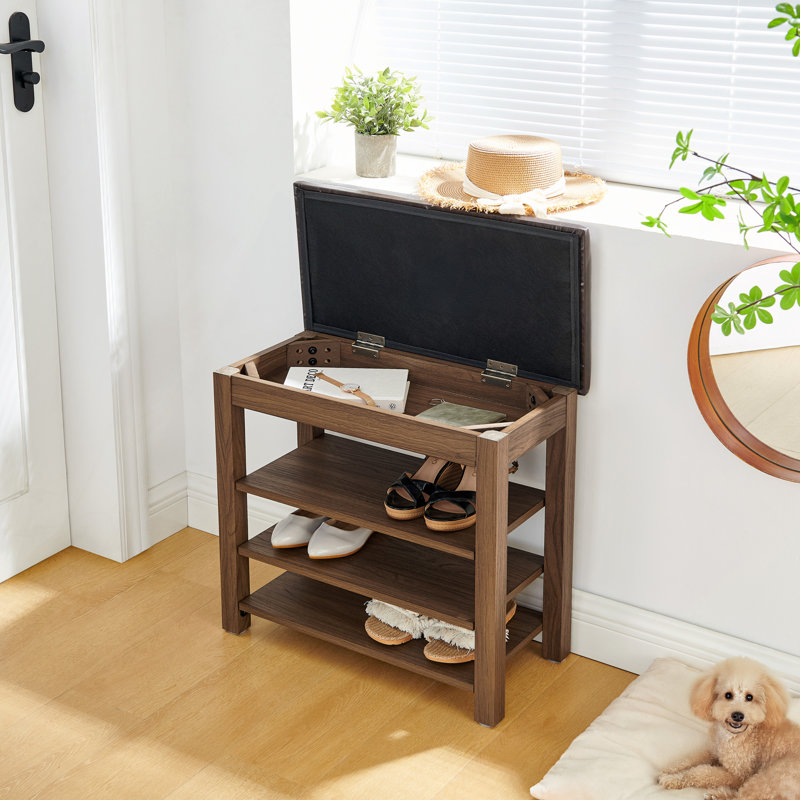 Un banc à langer réglable en hauteur en bois de haute qualité, équipé d'un siège confortable et d'un espace de rangement dissimulé, bois d'hévéa naturel