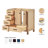 Panchuri 36'' Solid Wood Single Bathroom Vanity in Oak, Right Offset Base Cabinet without Top-1956487438