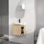 Meuble-lavabo mural 24 po avec lavabo en céramique blanche et porte à fermeture en douceur-904810762-904810761