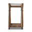 Chariot-bar en bois massif Clemensia