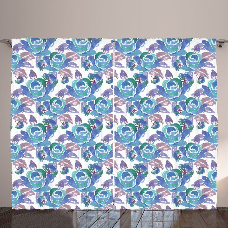 Semi Sheer Curtain Pair