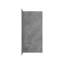 Streamline DSH-1280-127 2 pièces de douche de coin encastré à finition gris marbré L 38 po x l 38 po x H 76 po-121595993-121595992