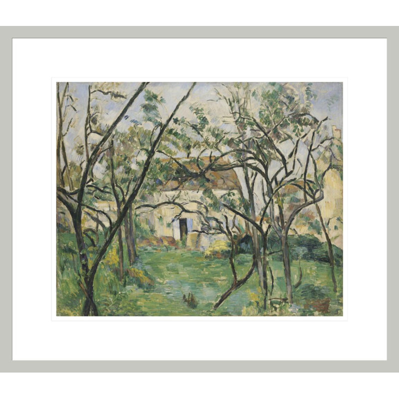 «House in the Country» par Paul Cézanne, impression giclée encadrée, H 17,75 po x l 20,46 po
