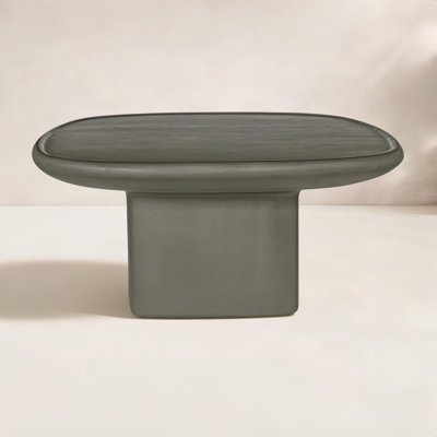 35'' Concrete Outdoor Coffee Table