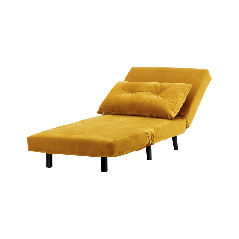 Donald Upholstered Accent Chair, Black, Mustard