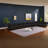 Compression Sectionals, Black Chenille 8 Seat Modern Curved Sofa for Home