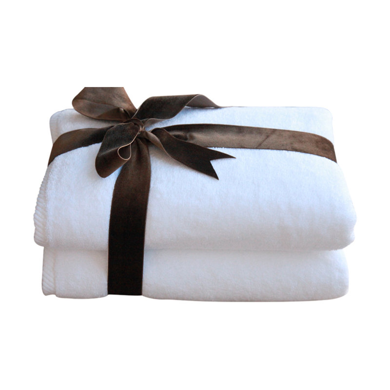 Super Plush Bath Towel, White