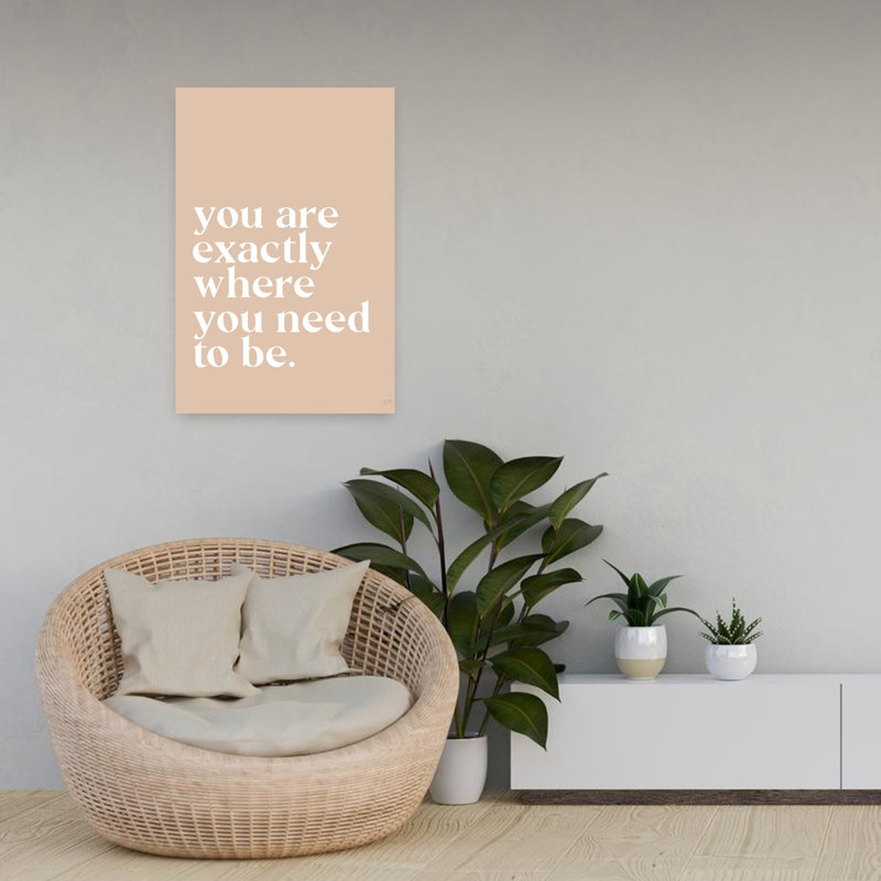 «Exactly Where You Need To Be», art contemporain abstrait, H 24 po x l 16 po