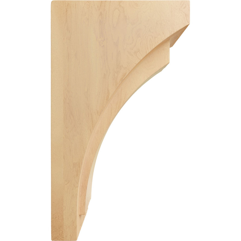 Corbeau en bois Felix, H 6 po x l 2,5 po x P 3,75 po, Chêne rouge