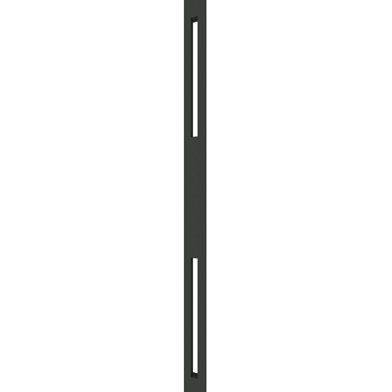 Iron Baluster Square Black (12-Pack), 35.75" H x 0.5" W x 0.5" D