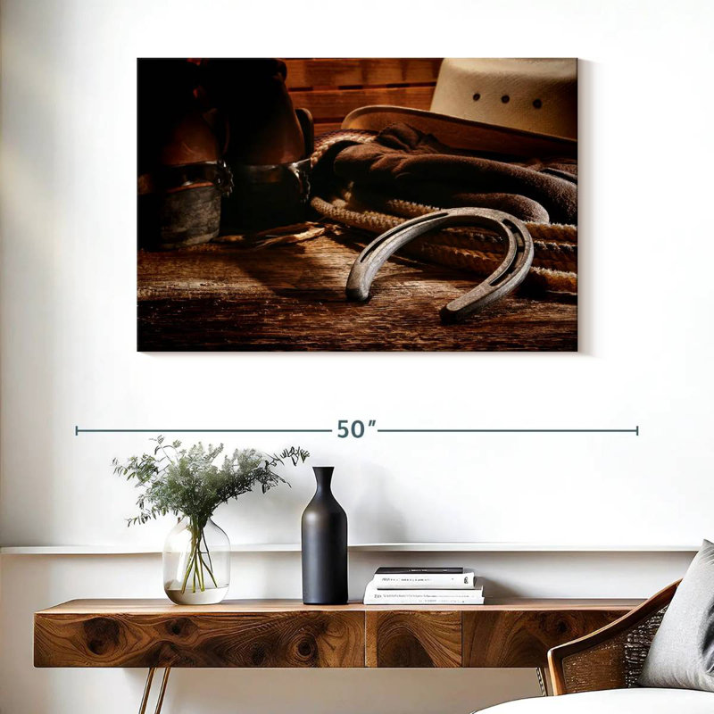 Lelar Western Themed, 26" H x 39" W