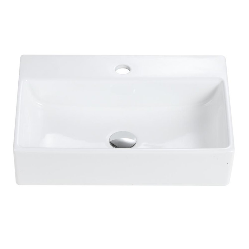 Ceramic Rectangular Bathroom Sink