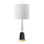 Lampe de table en métal 11 x 11 x 30,2 po