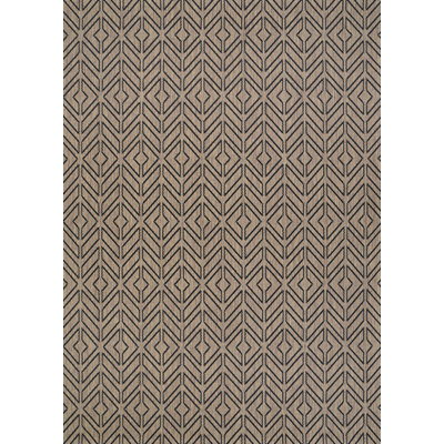 Tapis intérieur / extérieur noir Tayeb