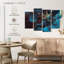 Abstrait bleu sous-marin Avery-108820911