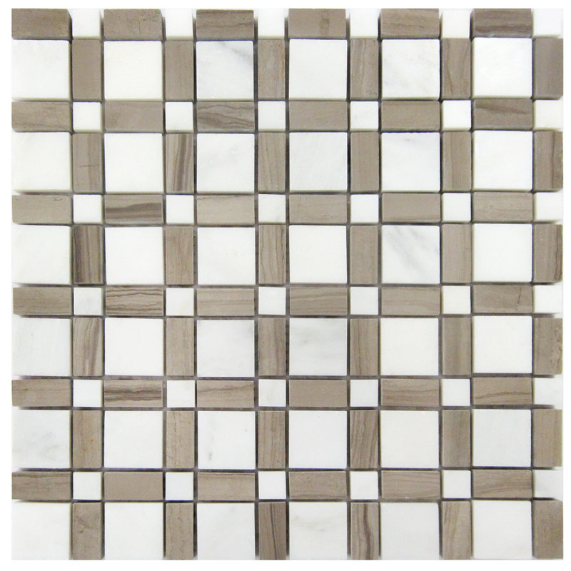 Straight Edge Wood Mosaic Wall & Floor Tile
