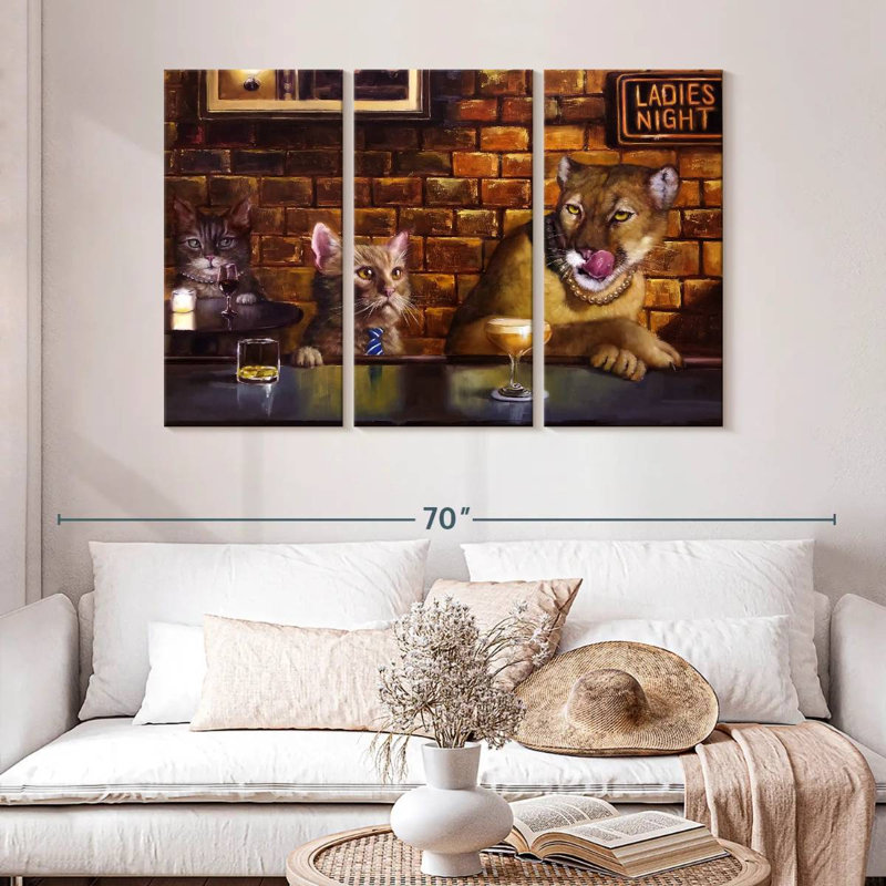 Ketti On The Prowl, 32" H x 50" W