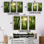 «Dynamic Light Bamboo Grove II», ensemble de reproductions d'art mural en bambou-107739000-107739001