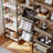 74.2 " H Bookshelf With Open Storage shelves, 5-Tier Bookcase With Metal Frame, Tall Bookcase For Living Room, Home Office-1684619063