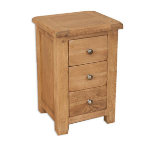 Latimer 45cm W Solid + Manufactured Wood Bedside Table