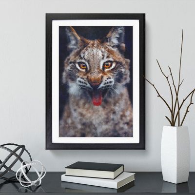 Lynx Cat - Picture Frame Graphic Art