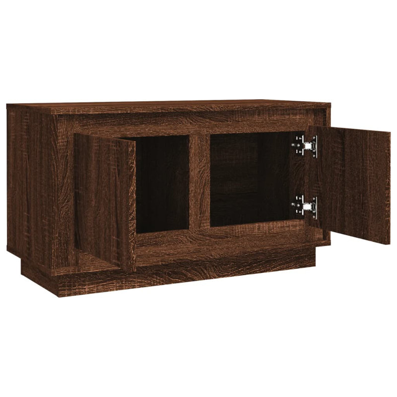 Hakon Unfinished TV Stand, Brown