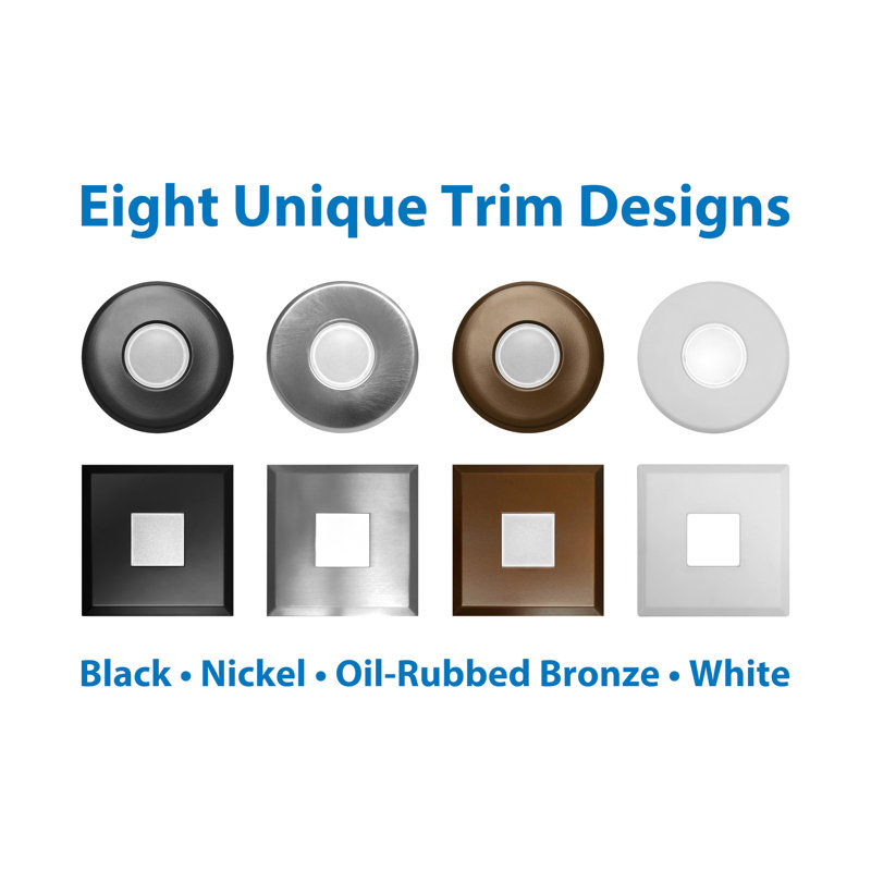 DLF3 Round 4-Inch Satin Nickel LED Recessed Lighting Kit