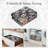 Vintage Machine Washable Bedroom Rug, Non-Slip Non-Shedding Low-Pile Dining Room Rug, Soft Rug for Living Room-1406753360