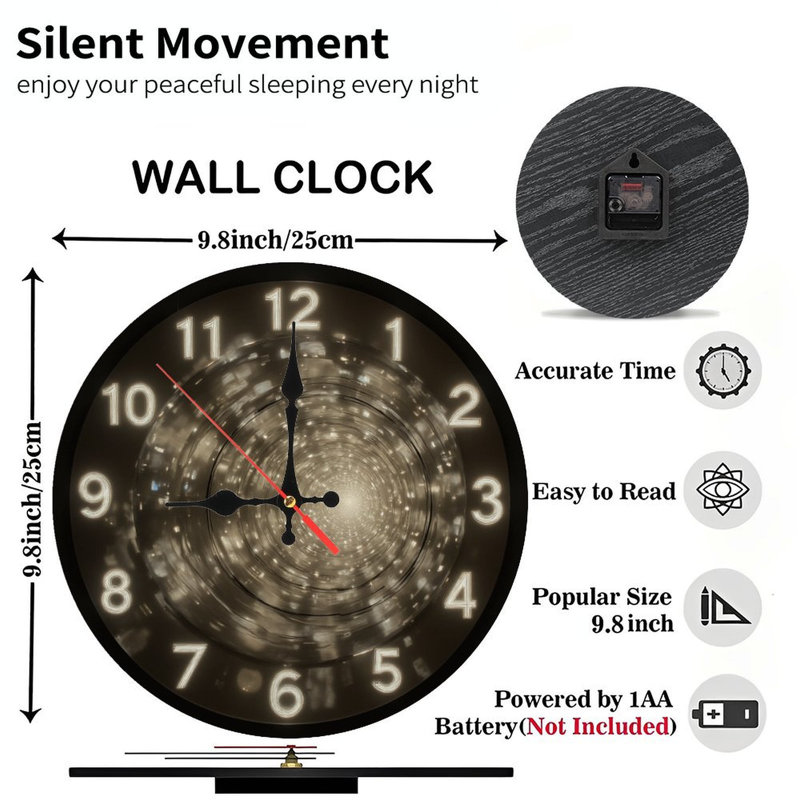 Horloge moderne et élégante
