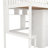 Cressida Loft Bed With Bookshelf And Desk, Solid Pine And MDF-417641048-417641054