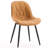 Chardee Upholstered Dining Chairs Faux Leather Waterproof Side Chair With Metal Frame-677716632