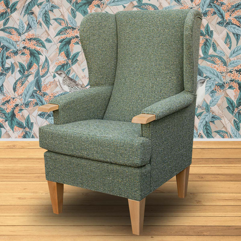 71cm Wide Tufted Wingback Chair