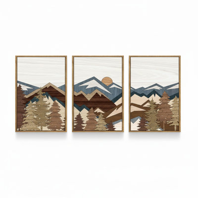 3 Piece Floater Frame Print on Canvas