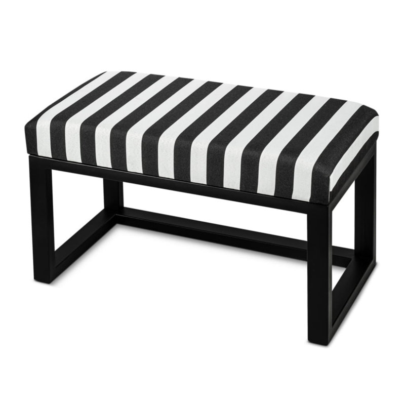 Frankie-Louise Velvet Upholstered Bench, 50 x 80 x 35cm