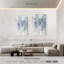 Bleu cascade Avery avec argent-108527682