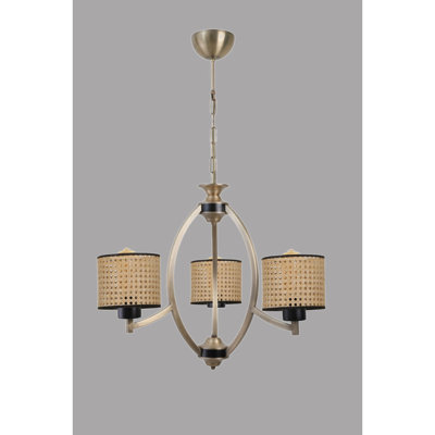 Kasumi 3 - Light Shaded Chandelier