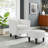 Upholstered Chair With Ottoman-770645367