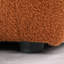 Guimauve 2 places avec boucle brune, convient à un décor de style maison, place