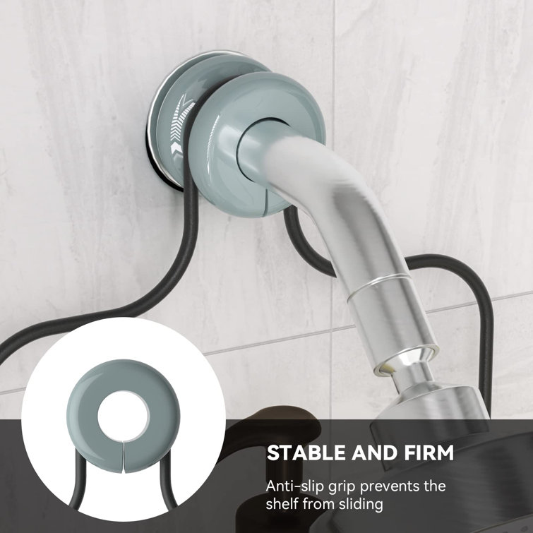 GeekDigg 3 Tier Hanging Shower Caddy - Suction Cups, Hooks Stainless Steel