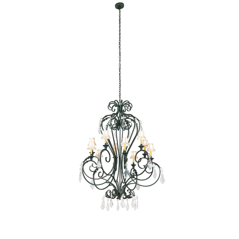 52" Wide Josephine 10 Light Chandelier