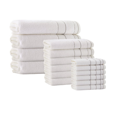 Kahmel 16 Piece Turkish Cotton Towel Set