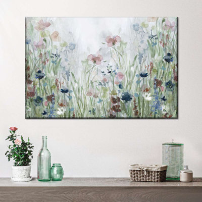 «Flower Fields», impression verticale sur toile