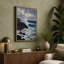Waves Against Stone Coastal - Wrapped Canvas-217523460-217523467