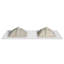Plateau de meuble-lavabo double 61 po avec lavabo en quartz 61 po