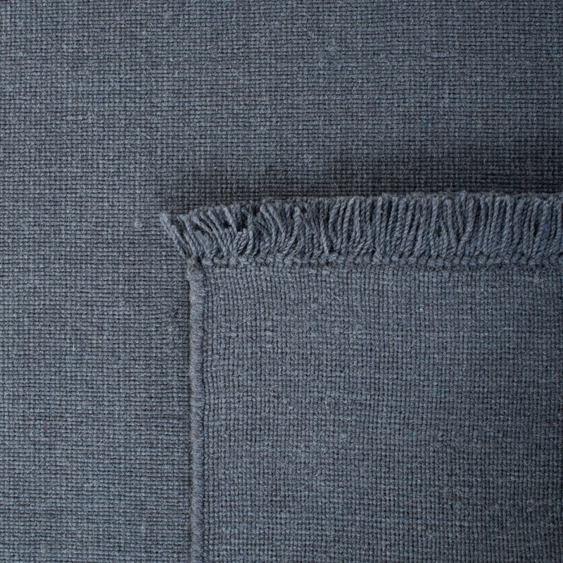 Tapis gris uni en laine / coton tissé à la main Lauren Ralph Lauren, Tapis de couloir 2 pi 3 po x 8 pi
