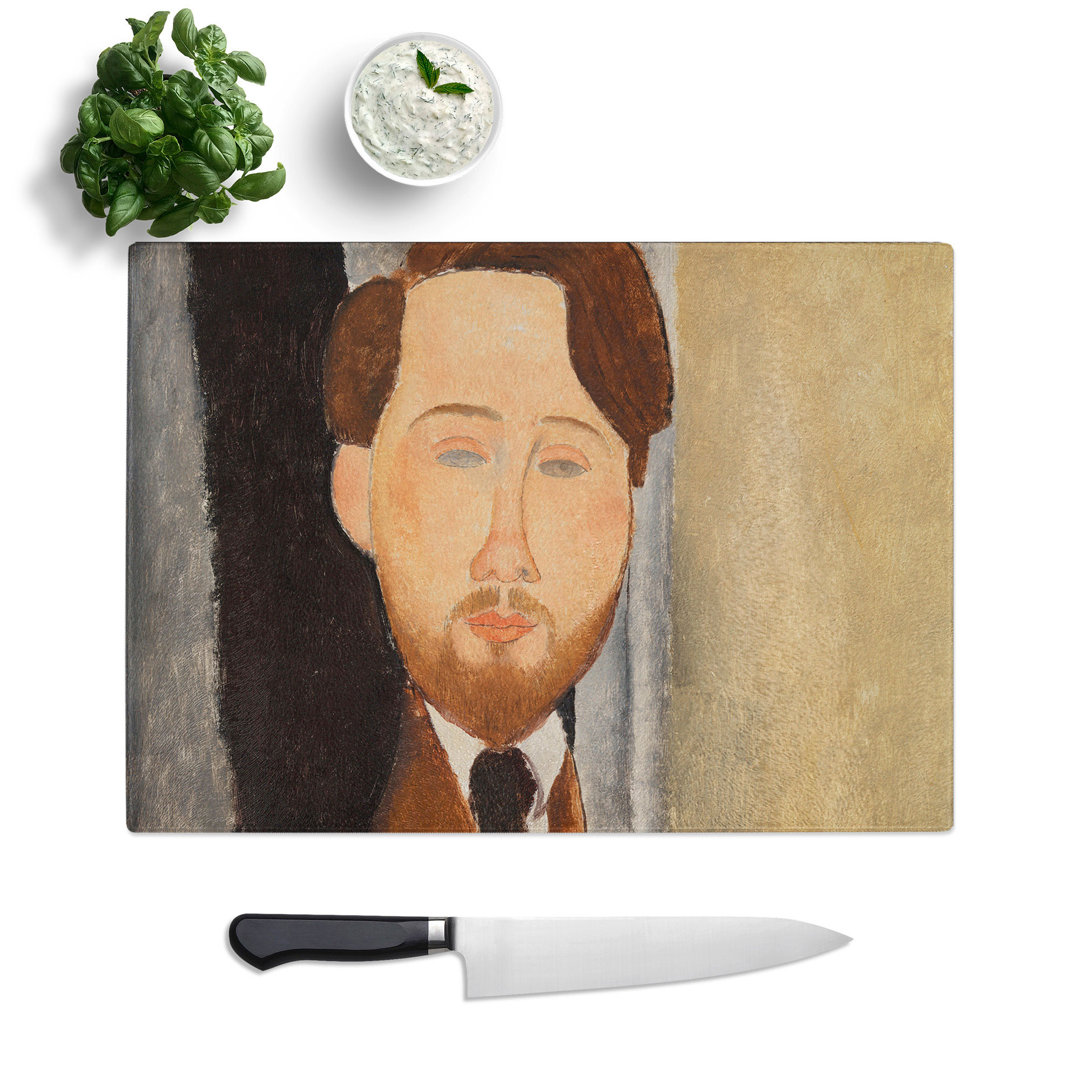 Leopold Zborowksi by Amedeo Modigliani Chopping Board