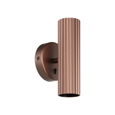 Portillo Aluminium & Steel Modern Uplight & Wall Down Light