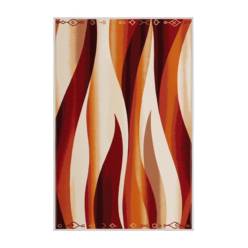 Auburn Edge Rug, Rectangle 4' x 6'